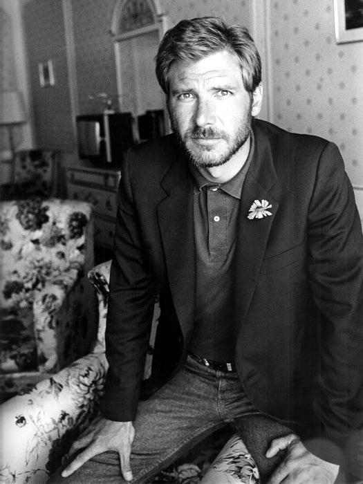Harrison Ford Young Handsome Amazing BW Portrait Rare Wall Art Print Poster