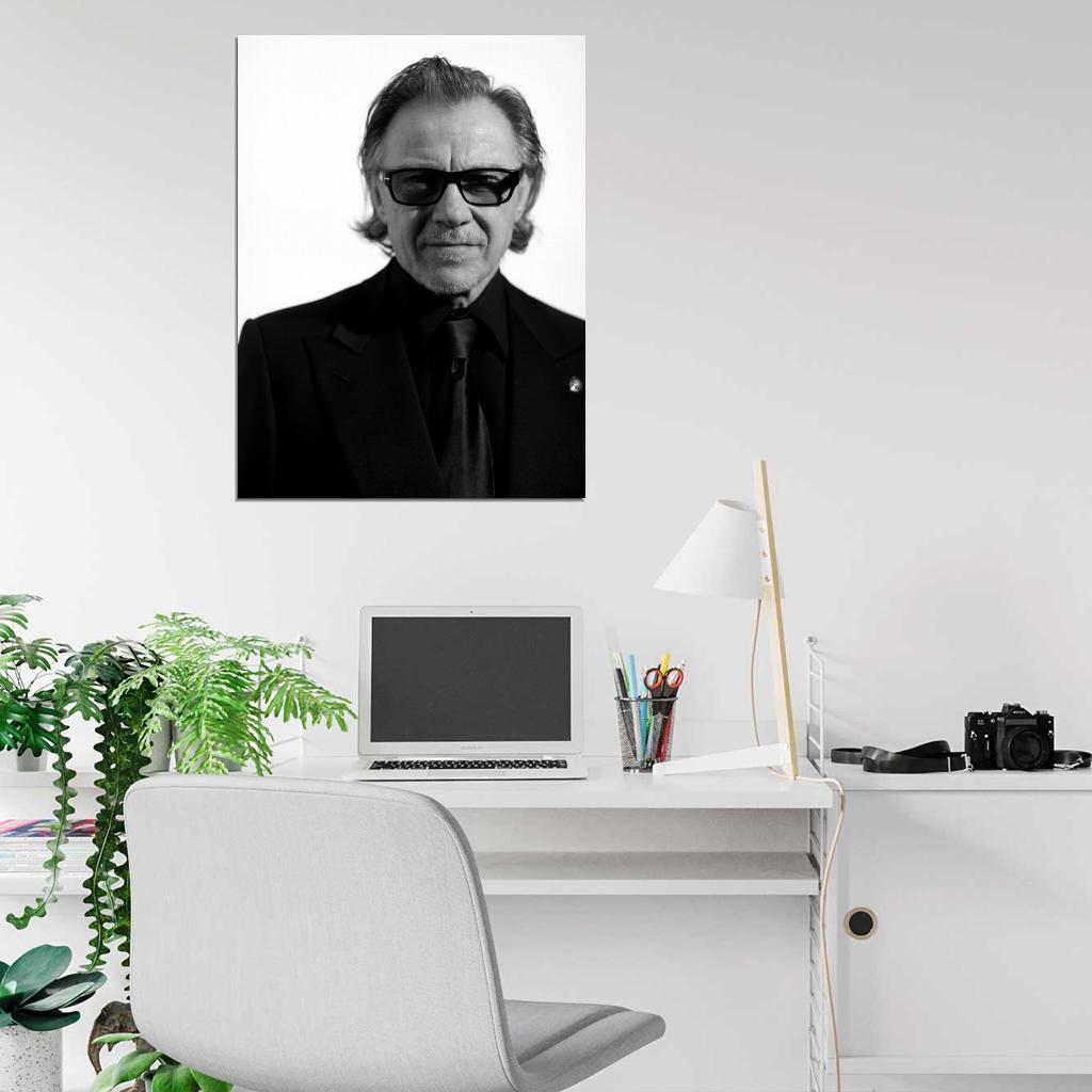 Harvey Keitel Suit Handsome Sunglasses Portrait Rare Wall Art Print Poster
