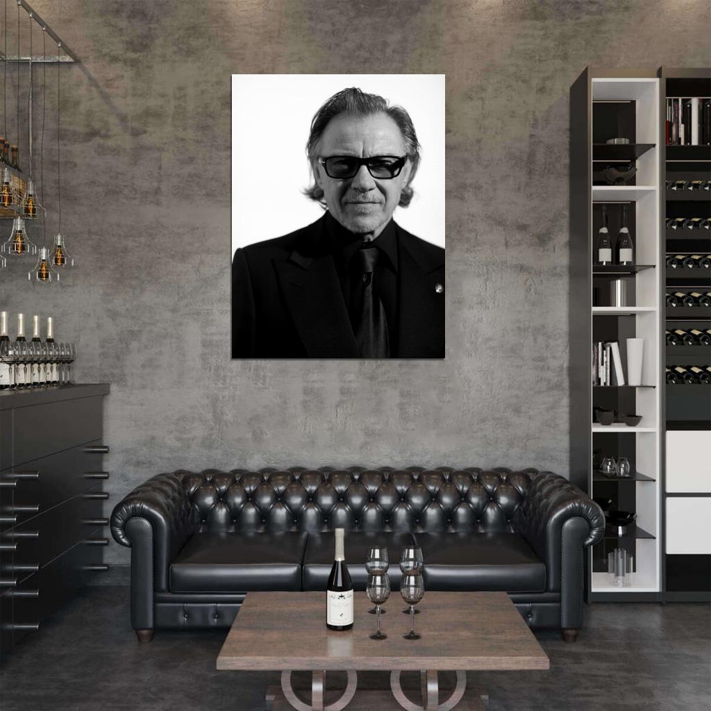 Harvey Keitel Suit Handsome Sunglasses Portrait Rare Wall Art Print Poster