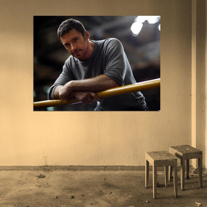 Hugh Jackman Amazing Portrait Handsome Hot Actor Wall Art Print Poster