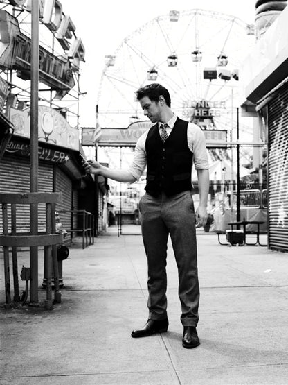 James McAvoy BW Handsome Elegant Charming Actor Rare Wall Art Print Poster