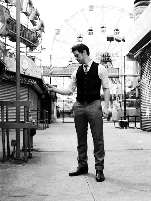 James McAvoy BW Handsome Elegant Charming Actor Rare Wall Art Print Poster