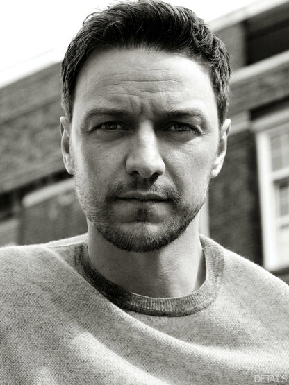 James McAvoy Amazing BW Portrait Elegant Charming Rare Wall Art Print Poster