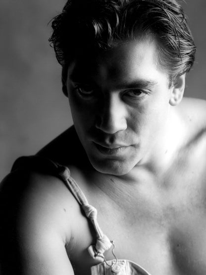 Javier Bardem Amazing Portrait Handsome Hot Young Rare Wall Art Print Poster