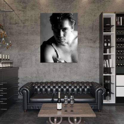 Javier Bardem Amazing Portrait Handsome Hot Young Rare Wall Art Print Poster