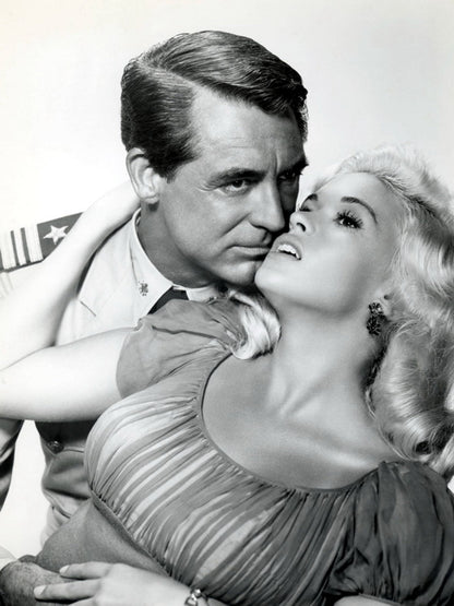 Jayne Mansfield Cary Grant BW Hot Sexy Retro Rare Wall Art Print Poster