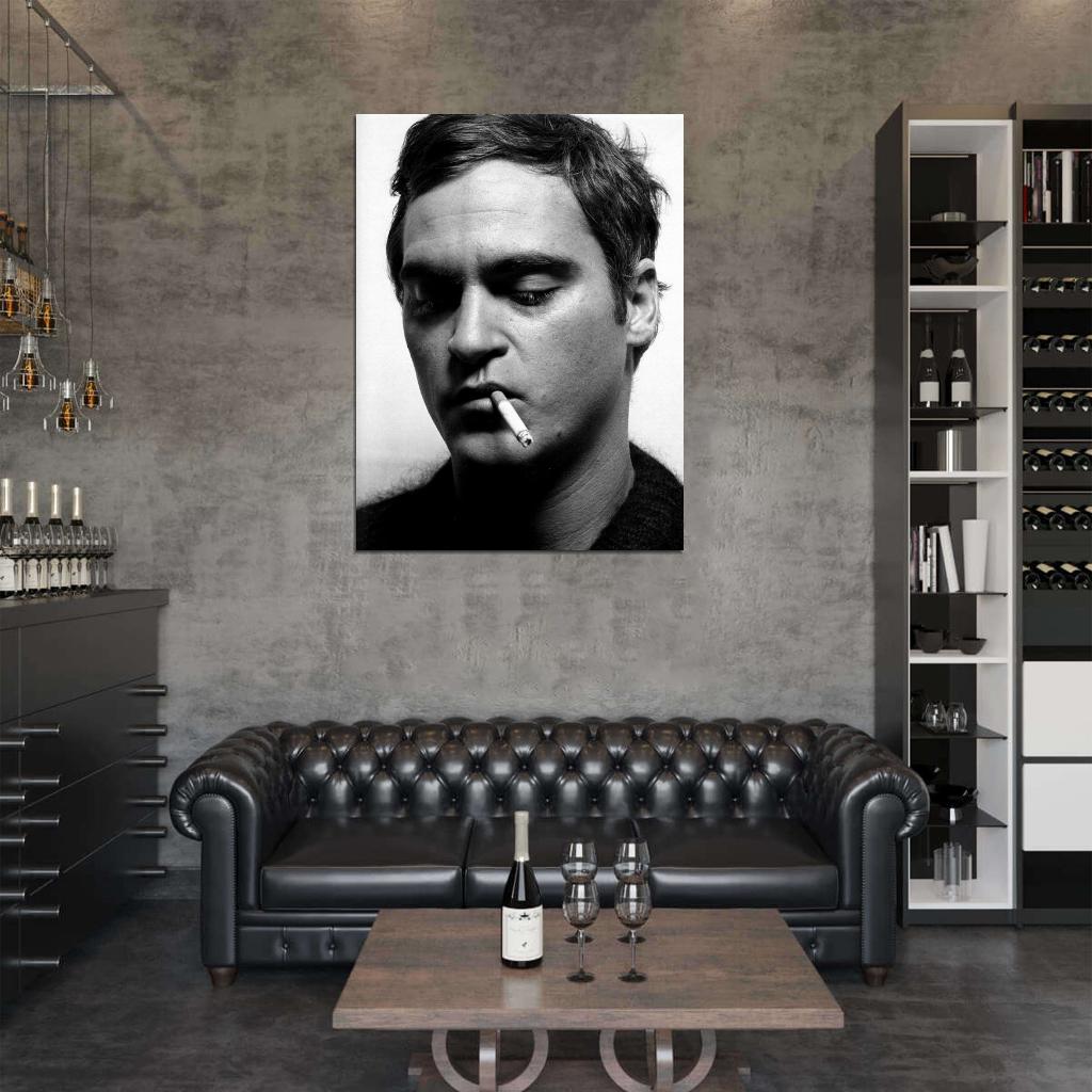 Joaquin Phoenix Amazing BW Portrait Hot Handsome Rare Wall Art Print Poster