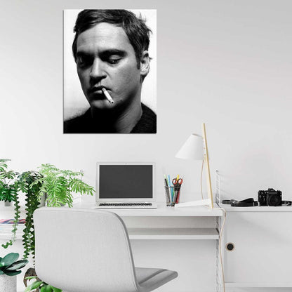 Joaquin Phoenix Amazing BW Portrait Hot Handsome Rare Wall Art Print Poster