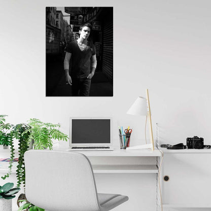 Jonathan Rhys Meyers City Street Amazing BW Hot Rare Wall Art Print Poster