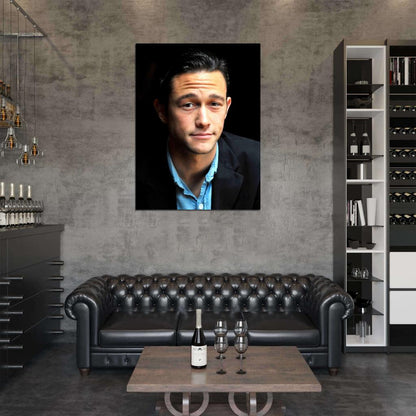 Joseph Gordon-Levitt Portrait Hot Charming Handsome Wall Art Print Poster