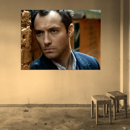 Jude Law Amazing Portrait Hot Charming Handsome Rare Wall Art Print Poster