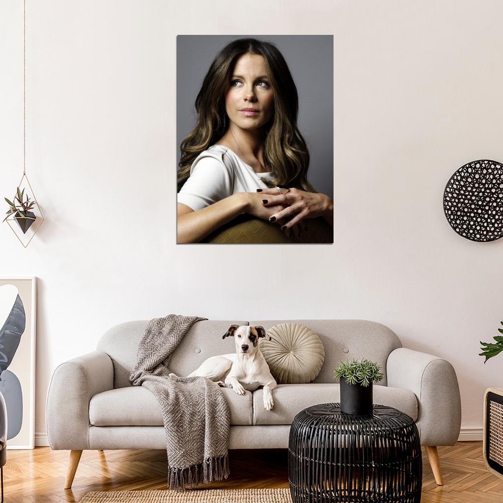 Kate Beckinsale Hot Charming Elegant Actress Wall Art Print Poster