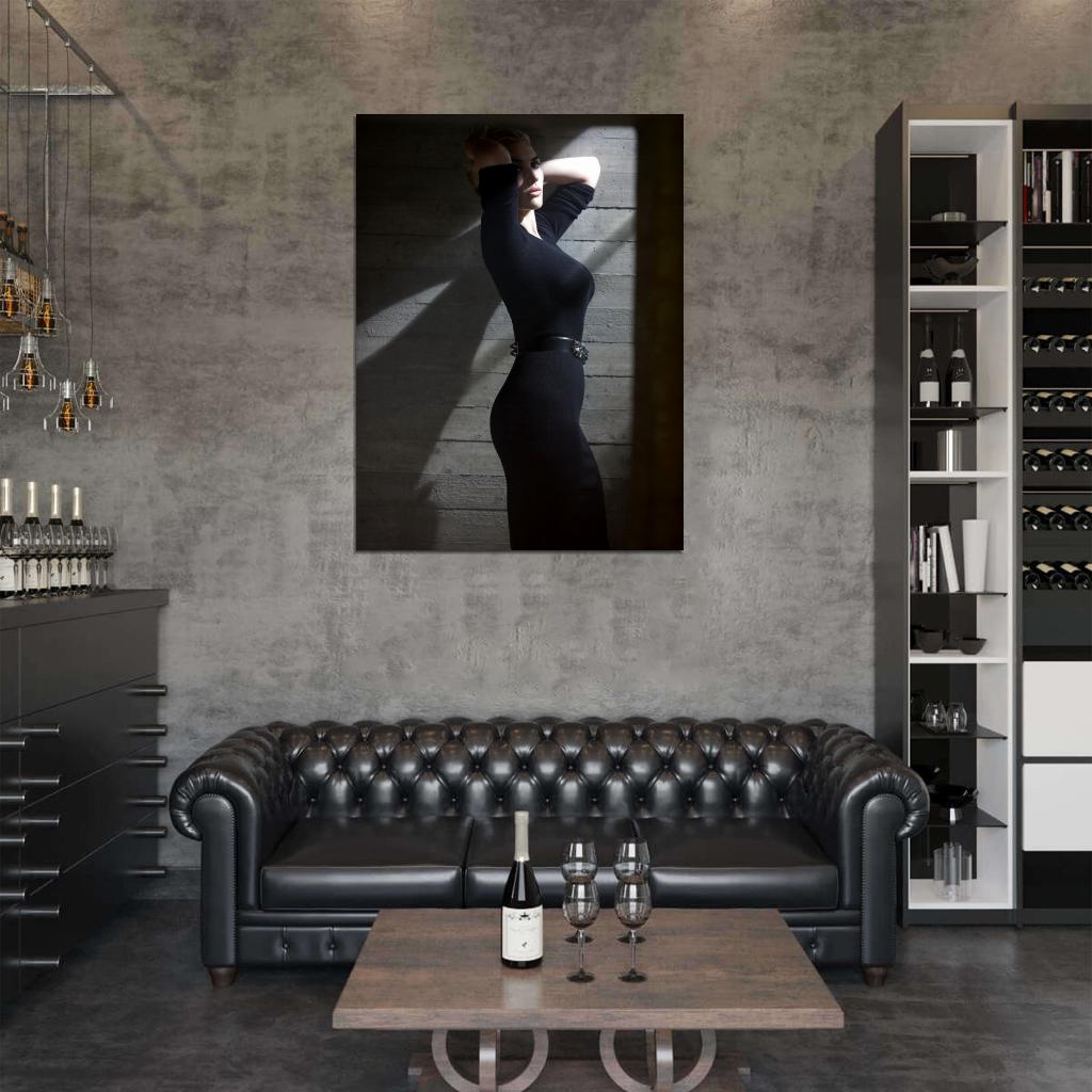 Kate Winslet Black Dress Curvy Hot Elegant Rare Wall Art Print Poster