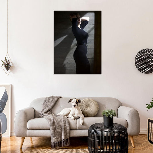 Kate Winslet Black Dress Curvy Hot Elegant Rare Wall Art Print Poster