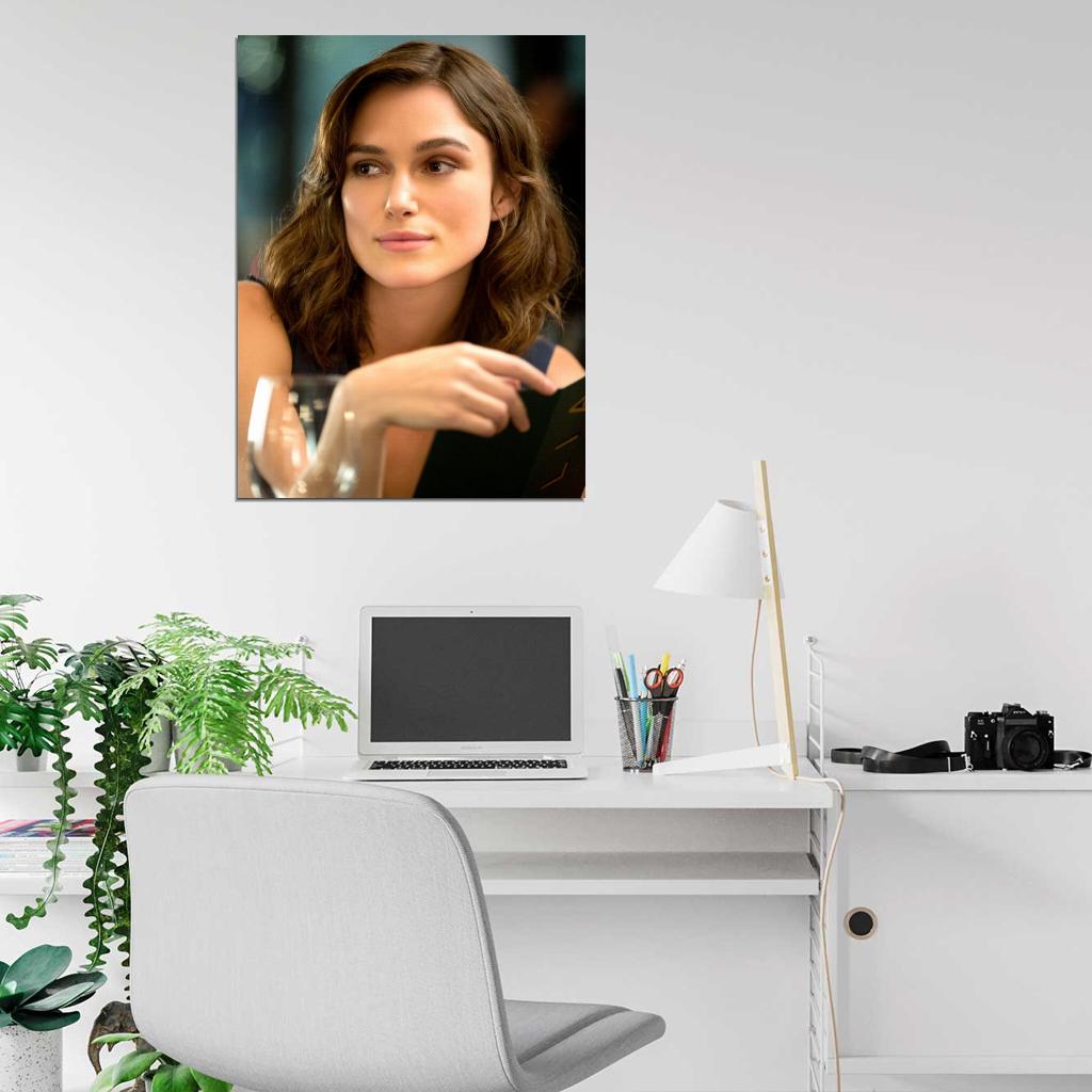 Keira Knightley Portrait Hot Elegant Beautiful Actress Wall Art Print Poster