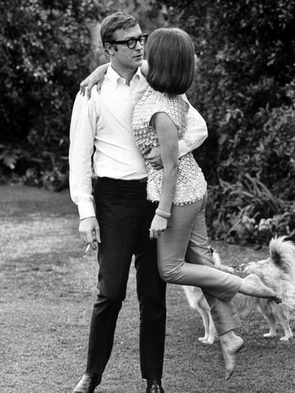 Michael Caine Natalie Wood Young Handsome Retro Rare Wall Art Print Poster