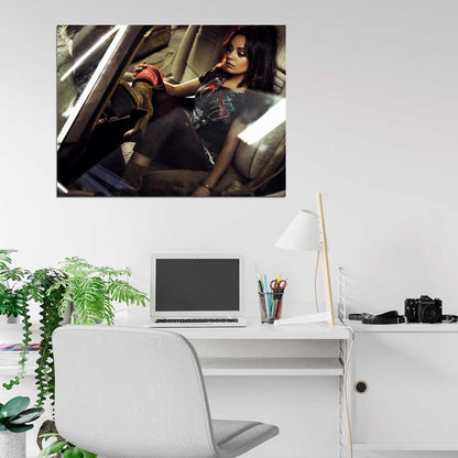Mila Kunis Car Boots Amazing Hot Sexy Actress Rare Wall Art Print Poster