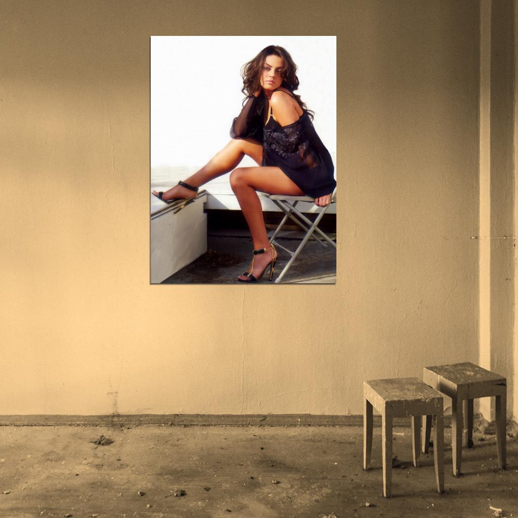 Mila Kunis Legs High Heels Hot Sexy Seductive Rare Wall Art Print Poster