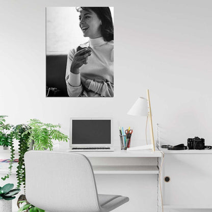 Natalie Wood Portrait Hot Beautiful Actress Retro Rare Wall Art Print Poster