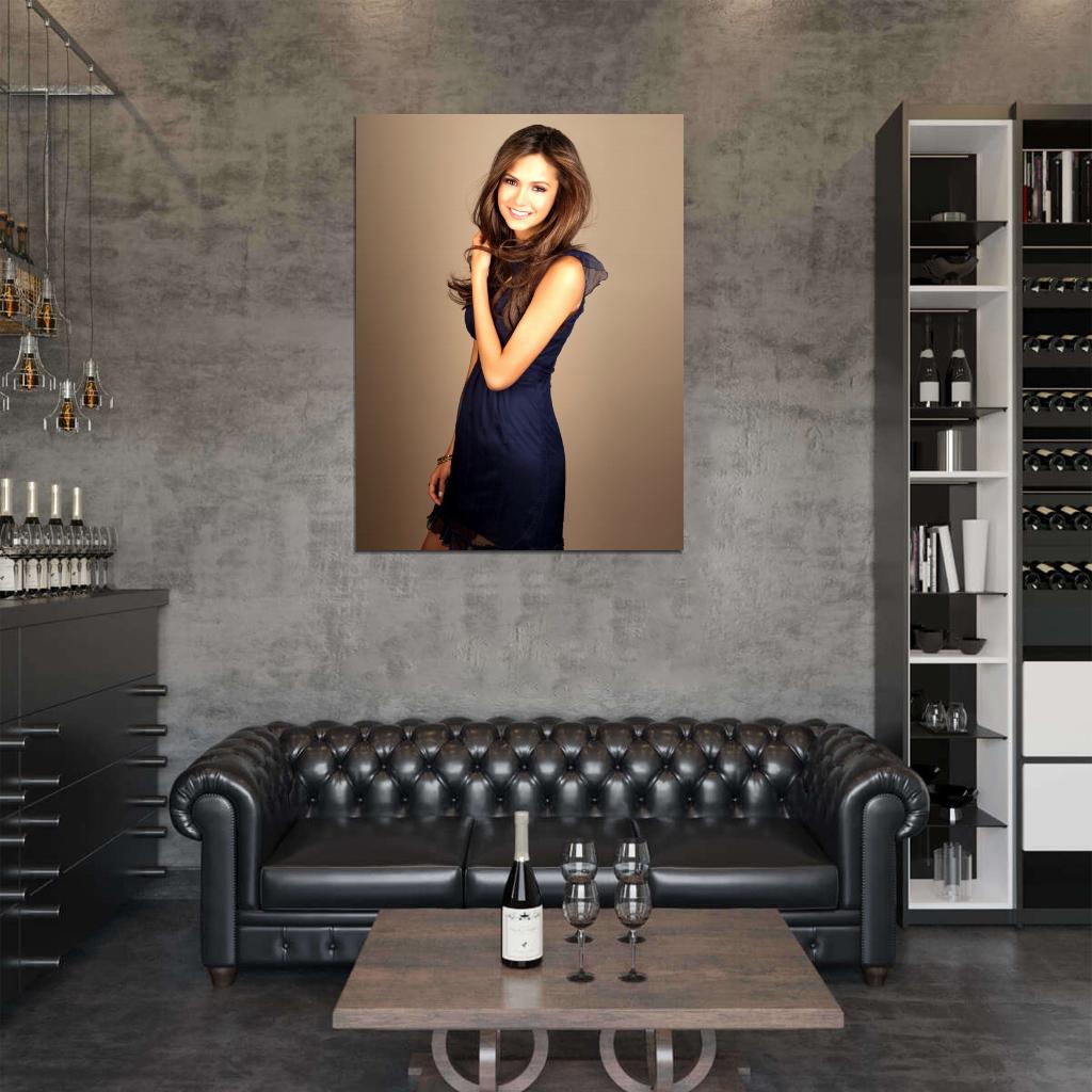 Nina Dobrev Smile Hot Beautiful Elegant Charming Rare Wall Art Print Poster