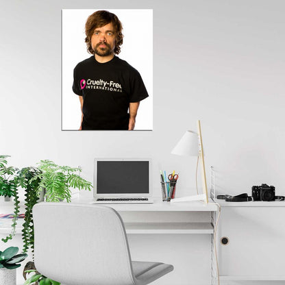 Peter Dinklage Portrait Amazing Handsome Actor Rare Wall Art Print Poster