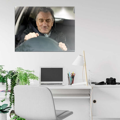 Robert De Niro Amazing Car Charismatic Handsome Rare Wall Art Print Poster