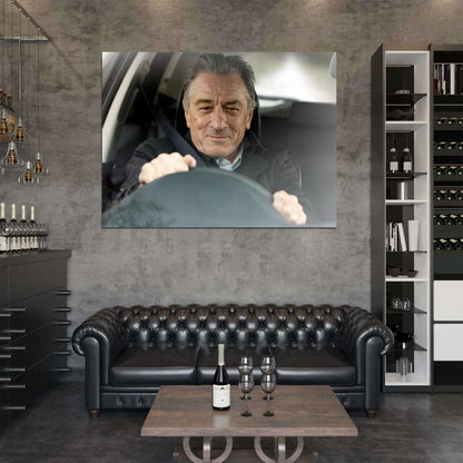 Robert De Niro Amazing Car Charismatic Handsome Rare Wall Art Print Poster