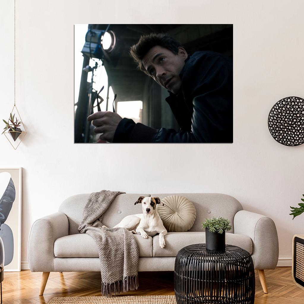 Robert Downey Jr Awesome Portrait Hot Handsome Rare Wall Art Print Poster