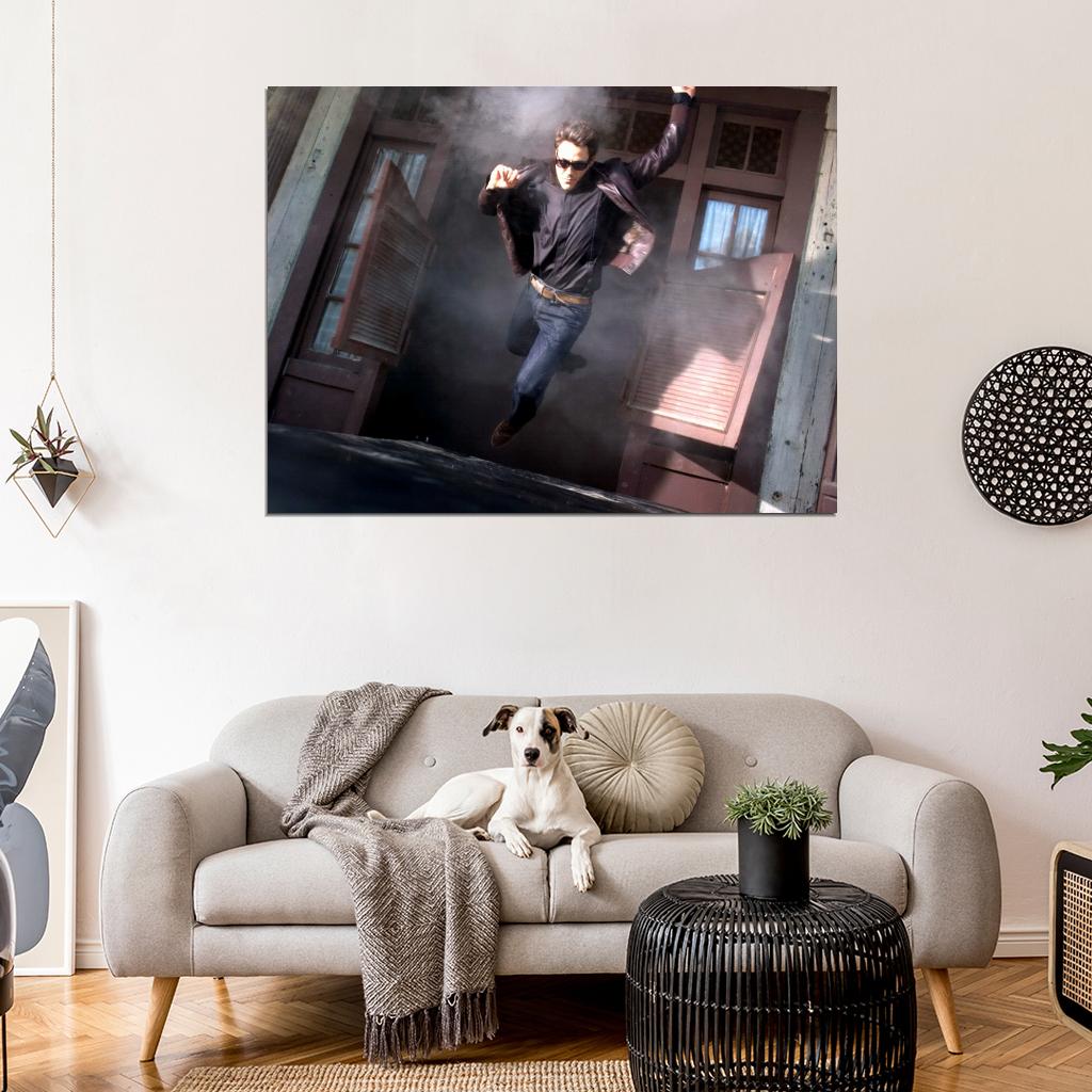 Robert Downey Jr Amazing Explosion Sunglasses Rare Wall Art Print Poster