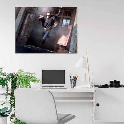 Robert Downey Jr Amazing Explosion Sunglasses Rare Wall Art Print Poster