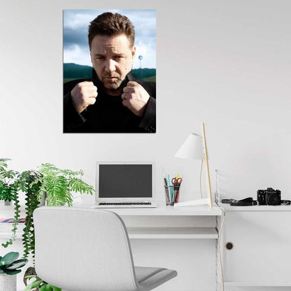 Russell Crowe Overcoat Nature Amazing Portrait Rare Wall Art Print Poster