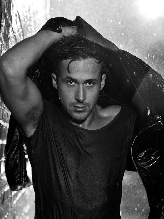 Ryan Gosling Look Rain Jacket Hot Sexy Handsome Rare Wall Art Print Poster