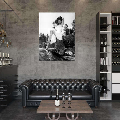 Sophia Loren Dress Legs Feet Hot Sexy Beautiful Rare Wall Art Print Poster