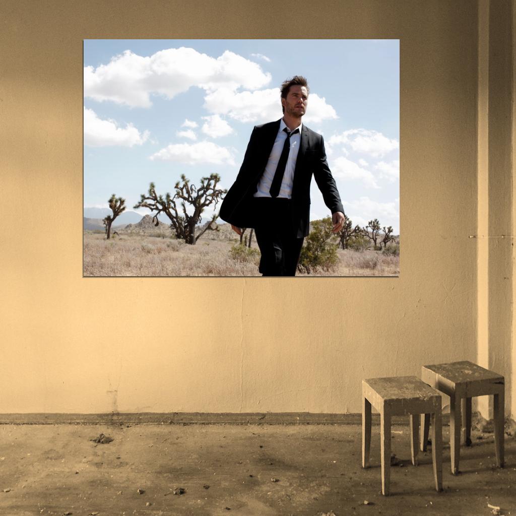 Taylor Kitsch Suit Desert Epic Hot Charming Actor Rare Wall Art Print Poster