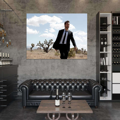Taylor Kitsch Suit Desert Epic Hot Charming Actor Rare Wall Art Print Poster