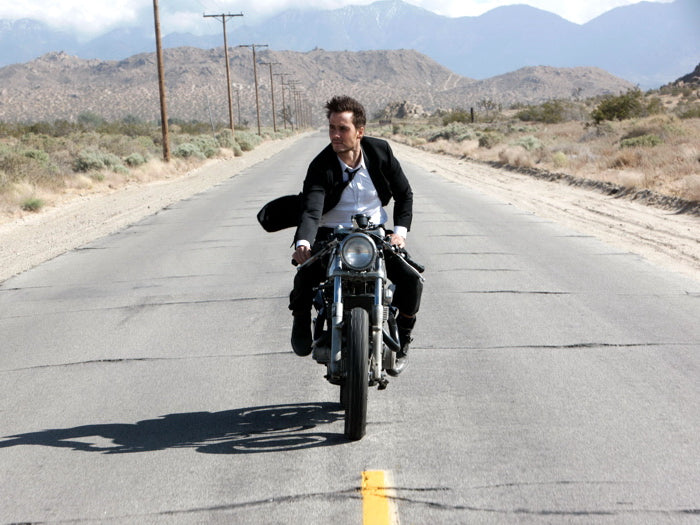 Taylor Kitsch Motorbike Awesome Suit Road Hot Rare Wall Art Print Poster