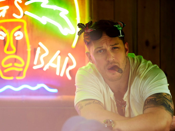 Tom Hardy Portrait Cigar Sunglasses Badass Handsome Wall Art Print Poster