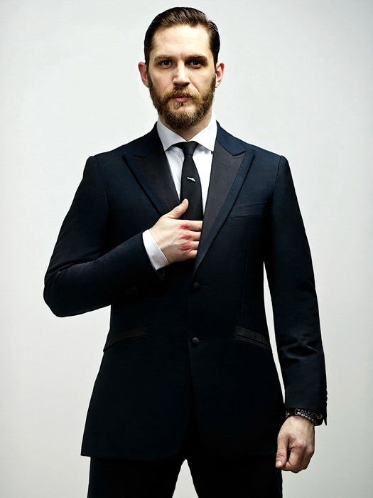 Tom Hardy Suit Beard Badass Handsome Amazing Actor Wall Art Print Poster