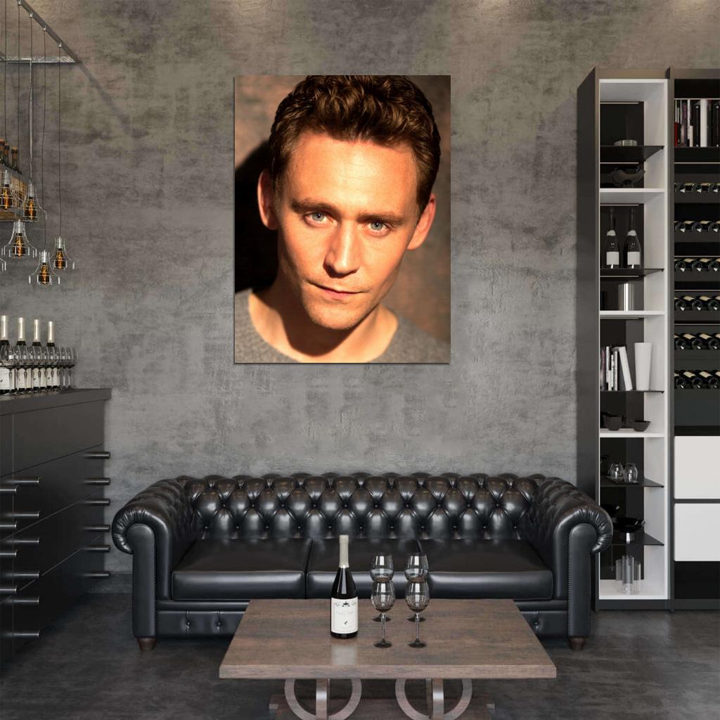 Tom Hiddleston Awesome Portrait Eyes Hot Handsome Rare Wall Art Print Poster