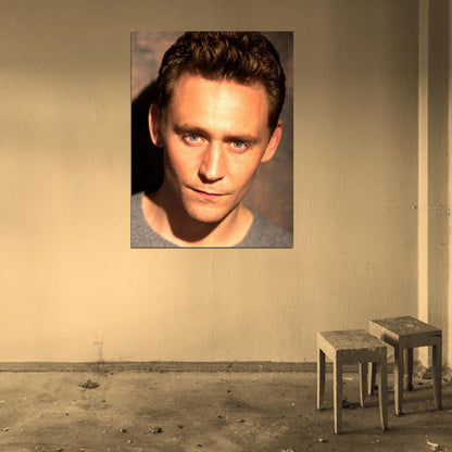 Tom Hiddleston Awesome Portrait Eyes Hot Handsome Rare Wall Art Print Poster