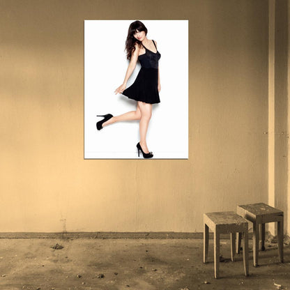 Zooey Deschanel High Heels Legs Hot Sexy Cute Actress Wall Art Print Poster