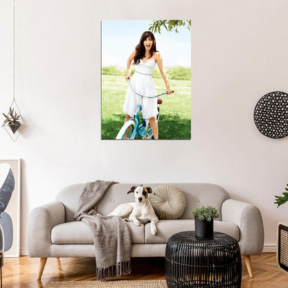 Zooey Deschanel Cheerful Hot Charming Beautiful Rare Wall Art Print Poster