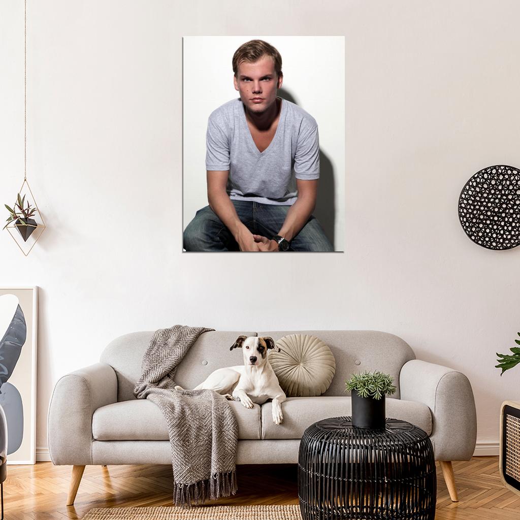 Avicii Handsome Electronic Dance Music EDM DJ Music Wall Art Print Poster