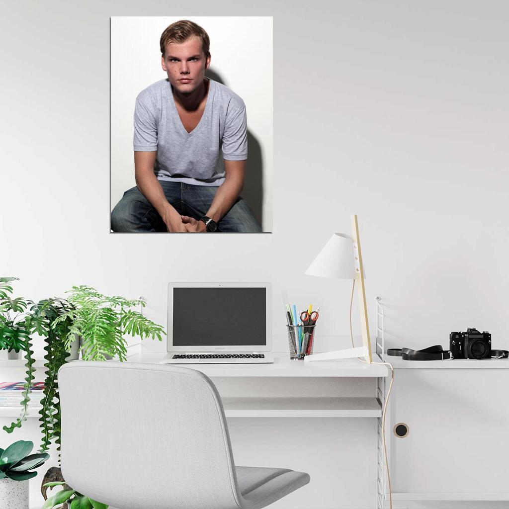 Avicii Handsome Electronic Dance Music EDM DJ Music Wall Art Print Poster