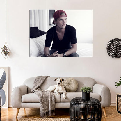Avicii Handsome Portrait Electronic Dance EDM DJ Wall Art Print Poster