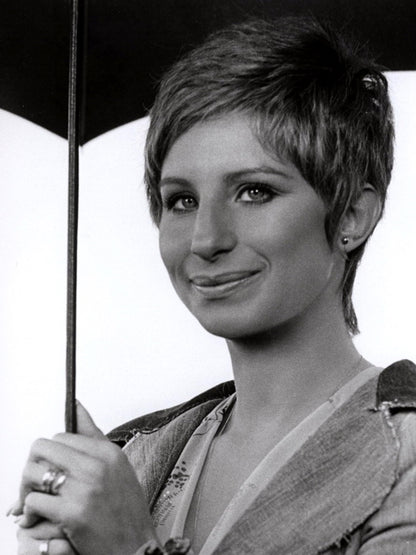 Barbra Streisand Young Beautiful Portrait Retro Rare Wall Art Print Poster