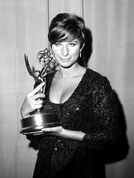 Barbra Streisand Emmy Award Young Beautiful Retro Wall Art Print Poster