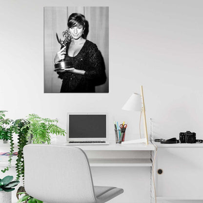 Barbra Streisand Emmy Award Young Beautiful Retro Wall Art Print Poster