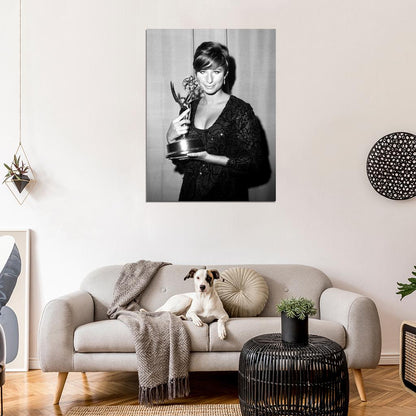 Barbra Streisand Emmy Award Young Beautiful Retro Wall Art Print Poster