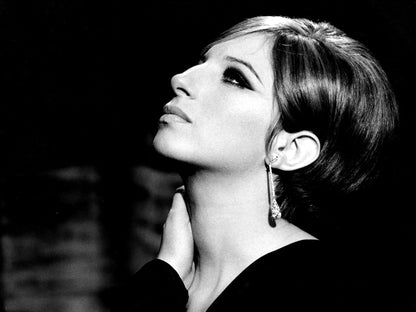 Barbra Streisand Young Beautiful Portrait Retro Wall Art Print Poster